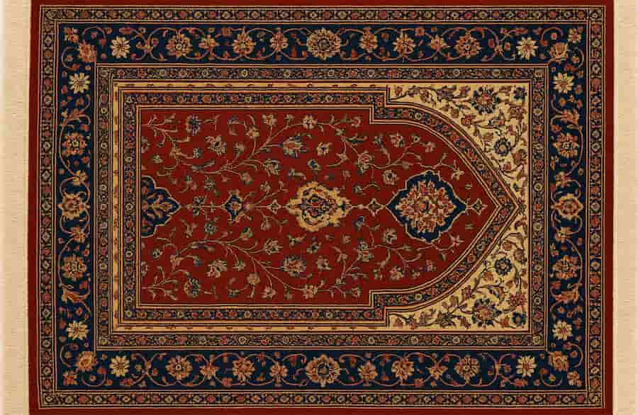 تصویر 3 از قیمت خرید قالیچه دستباف طرح محرابی با فروش عمده